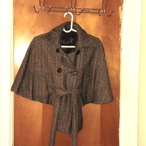 WOMENS WOOL LINED CAPE